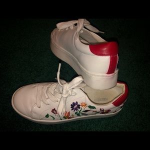 Unique Floral Sneakers!